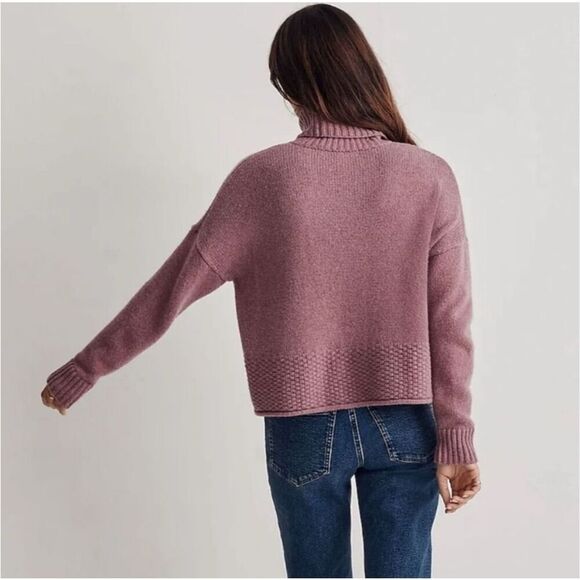 Madewell Sadler wool blend turtleneck sweater size Small - Picture 2 of 9